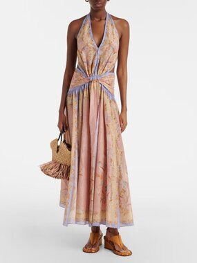 zimmermann pattie floral cotton midi dress Zimmermann Pattie Wrap Midi Dress by Zimmermann